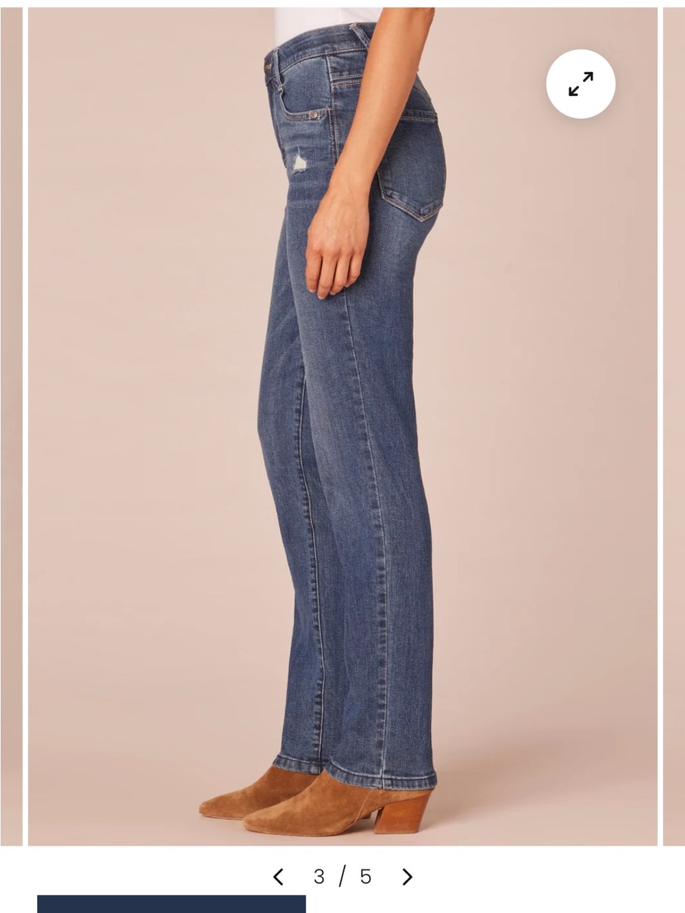 Democracy Classic Mid-Rise Straight Leg Jeans. Size 6. - Picture 3 of 11